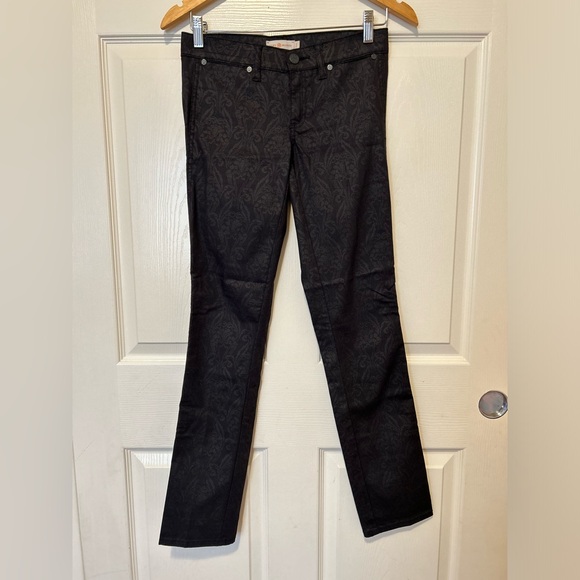 Tory Burch | Honour Floral Lattice Jeans Pants - Picture 2 of 8